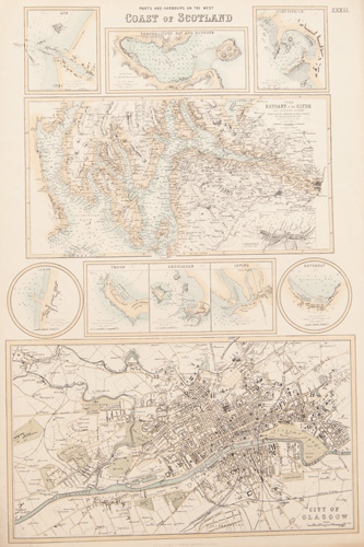 Ports & Harbours on the West Coast of Scotland 1860